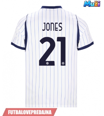 Lacne Muži Futbalové dres Inter Milan Curtis Jones #21 2026-27 Krátky Rukáv - Preč